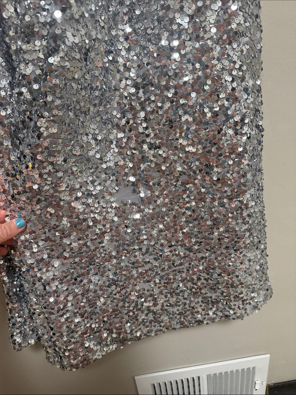 Dressed in LALA Disco Fever Sequin Trousers Size M - Picture 4 of 4